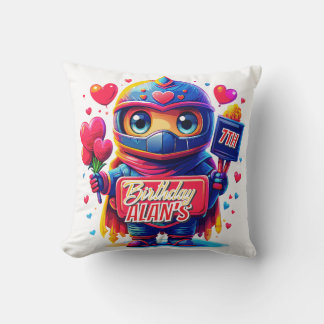 Coussin Ninja of Love : mignonne et romantique ! Cadeau sp