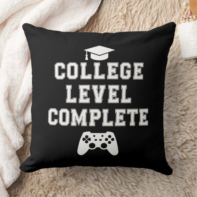 Coussin Niveau collégial Complet Graduation Gamer Jeu (Couverture)