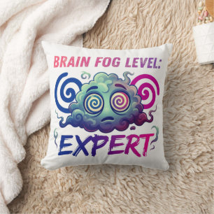 Coussin Niveau de Brume Cérébrale : Expert – L'humour de l