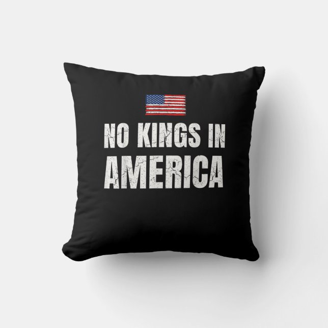 Coussin No Kings In America United States Independence Fre (Recto)