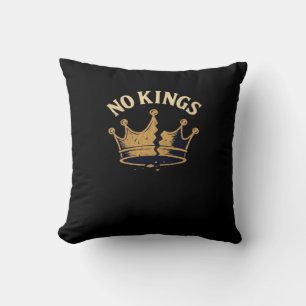Coussin No Kings Minimal Clean