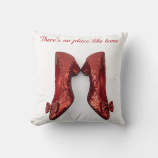 Coussin No Place Like home -Ruby slippers