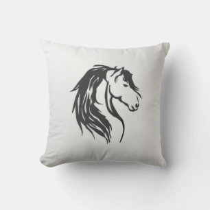 Coussin Noble tête de cheval