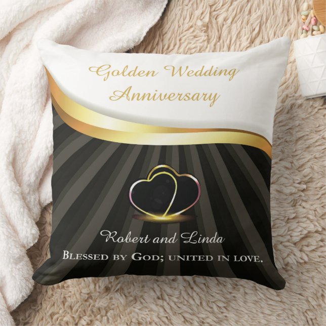 Coussin Noces d'or religieuses 50 ans de mariage  (Couverture)