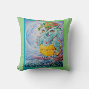Coussin NOCTURNAL GOSSIPER lance l'oreiller