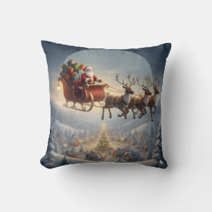 Coussin Noël 3D, Vacances Enfants, Cadeaux Colorés