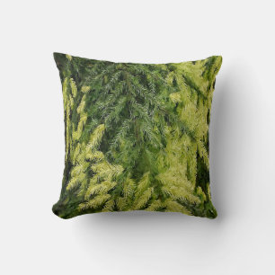 Coussin Noël à feuillage persistant