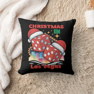 Coussin Noël à Las Vegas Ambiance des Fêtes