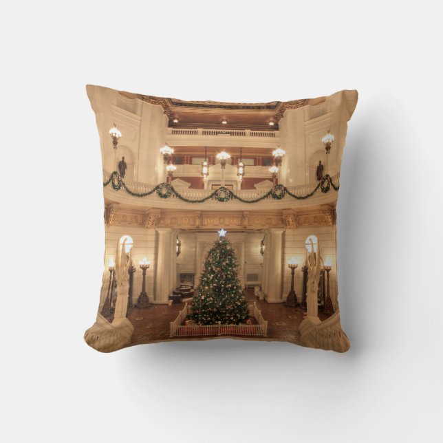 Coussin Noël à Pennsylvania State Capitol (Recto)