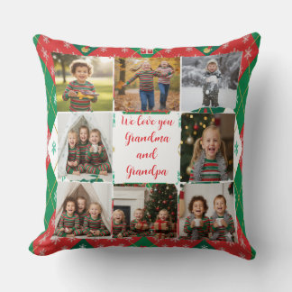 Coussin Noël Argyle Amour Personnalisé