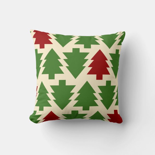 Coussin Noël Art Motif Un Petit Arbre De Noël (Recto)