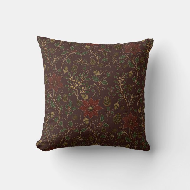 Coussin Noël Art Nouveau (Recto)