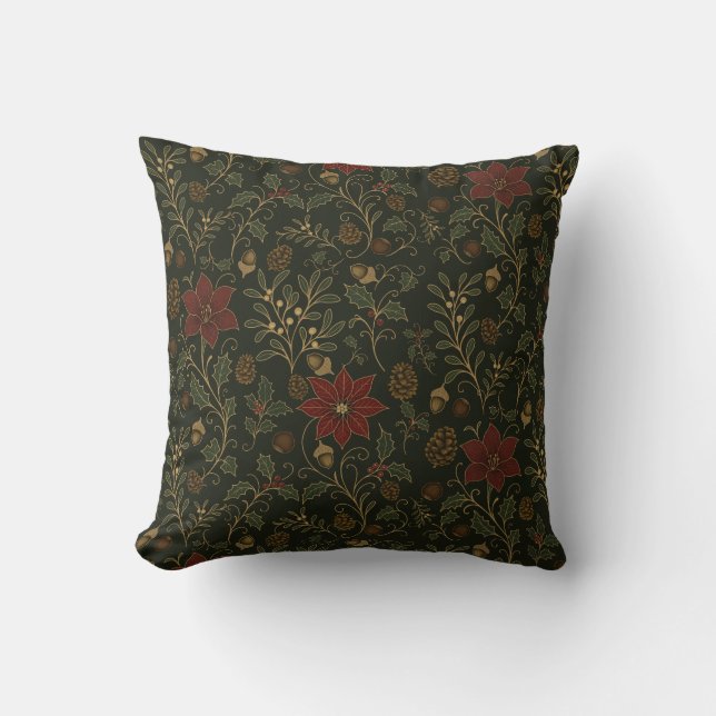 Coussin Noël Art Nouveau (Recto)