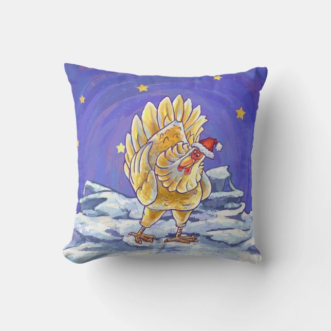Coussin Noël au poulet (Recto)