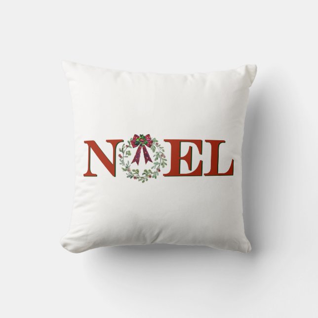 Coussin Noel avec couronne (Recto)