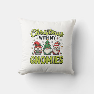 Coussin Noël avec mes gnomes conception de gnome