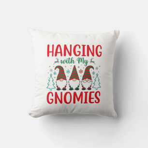 Coussin Noël avec mes gnomes Gnome de Noël