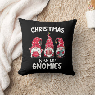 Coussin Noël avec mes Gnomies Gnome de vacances