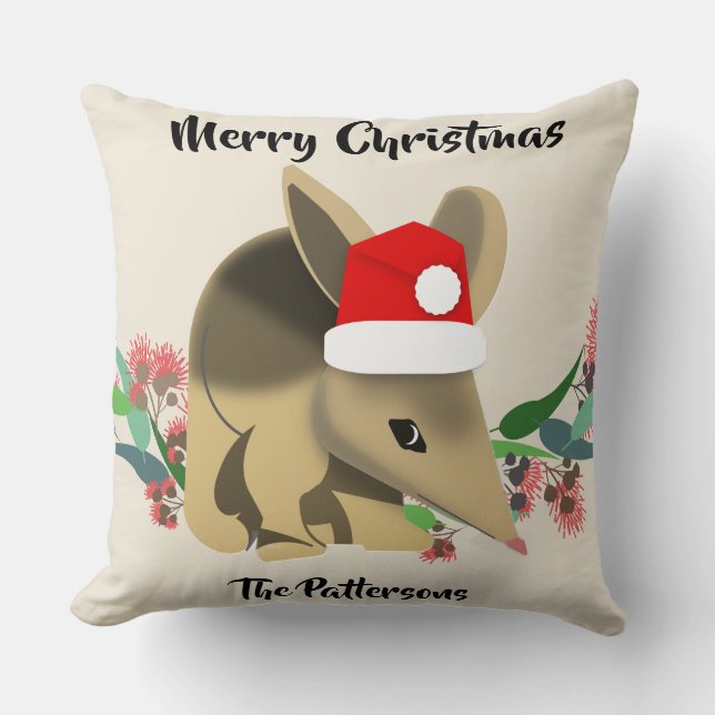 Coussin Noël Bilby (Recto)