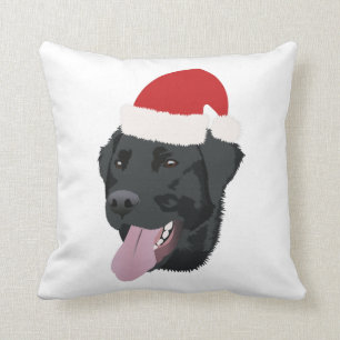 Coussin Noël Black Lab