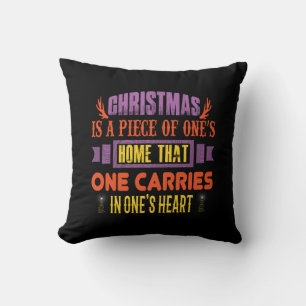 Coussin Noël cadeau Noël est un morceau