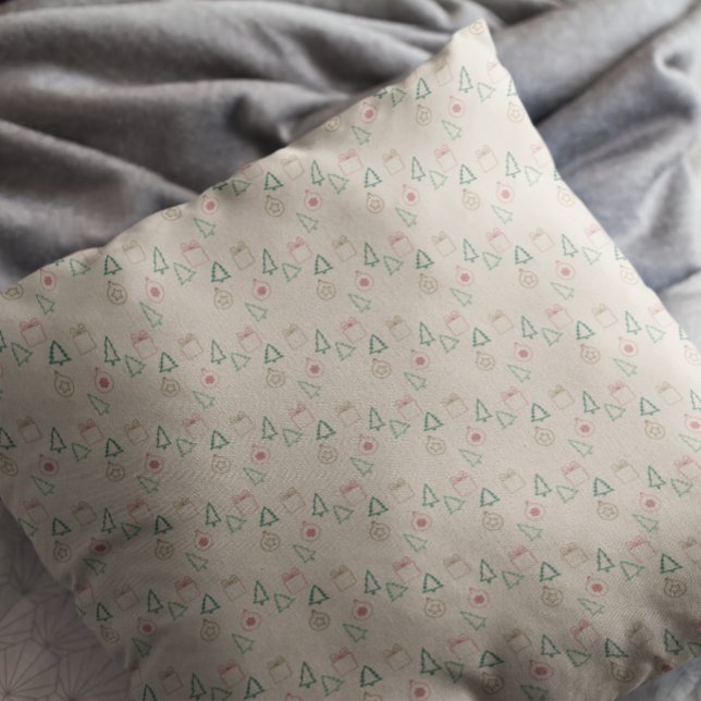 Coussin Noël chic (Créateur téléchargé)