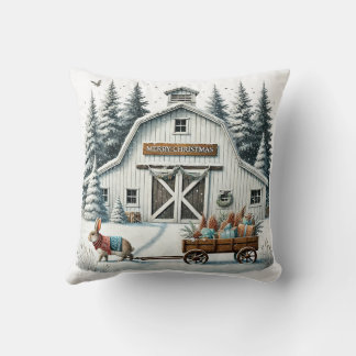 Coussin Noël dans le pays