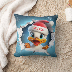 Coussin Noël de canard 3D