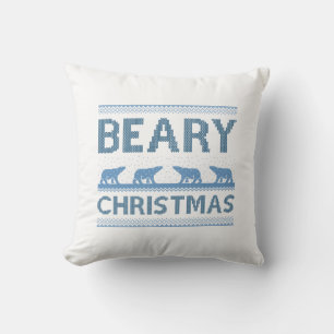 Coussin Noël de la bière