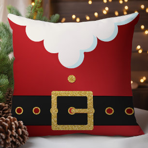 Coussin Noël de la tenue Père Noël Festive