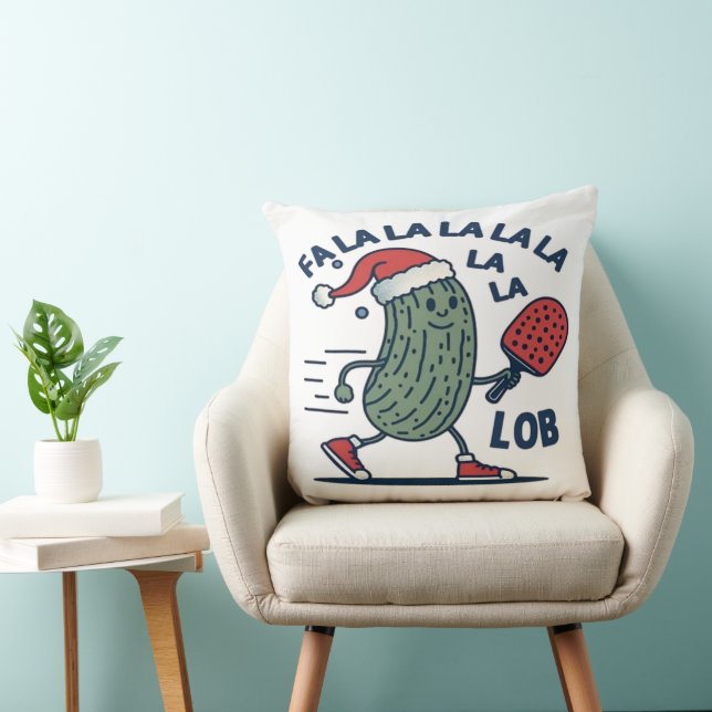 Coussin Noël de Pickball (Chaise)