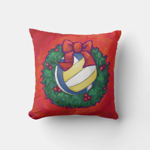 Coussin Noël de volley-ball