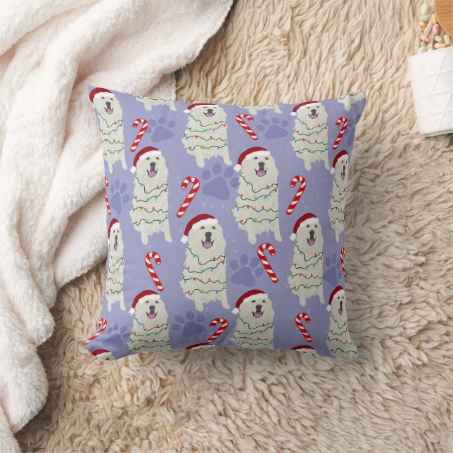 Coussin Noël des Grands Pyrénées (Couverture)