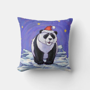 Coussin Noël d'ours panda