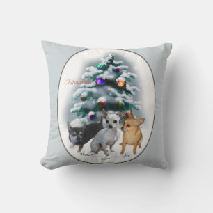 Coussin Noël du Chihuahua