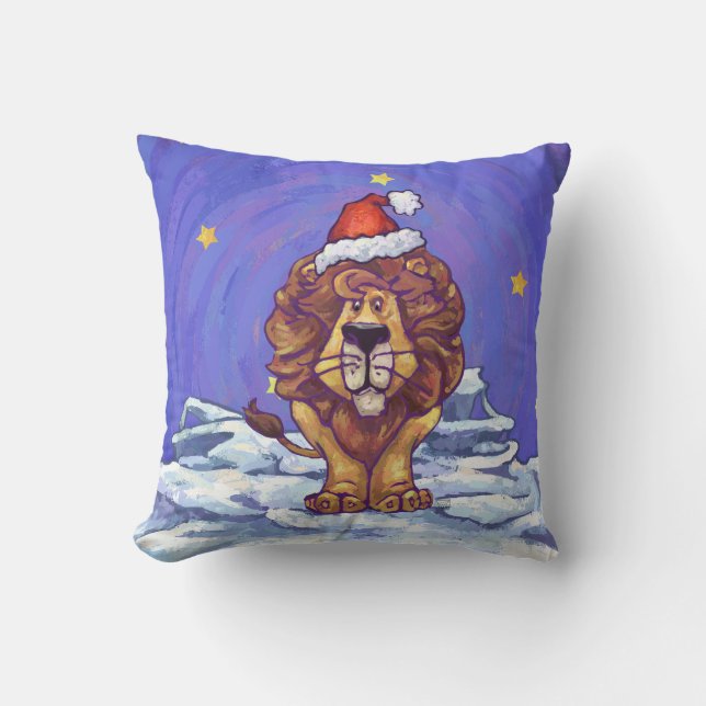 Coussin Noël du lion (Recto)