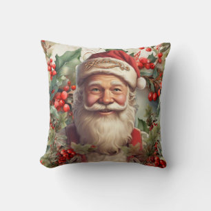 Coussin Noël du Père Noël Saint Nicolas
