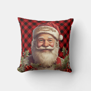 Coussin Noël du Père Noël Saint Nicolas