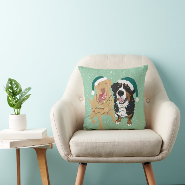 Coussin Noël Dudley et Bernois (Chaise)