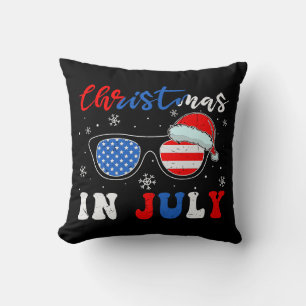 Coussin Noël En Juillet 4 JUILLET Patriotique