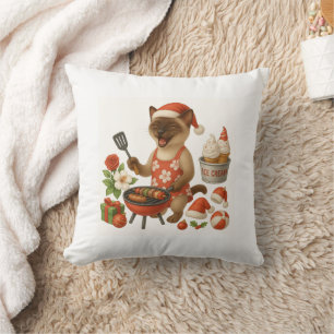 Coussin Noël en juillet Pour la fête de la piscine Amoureu