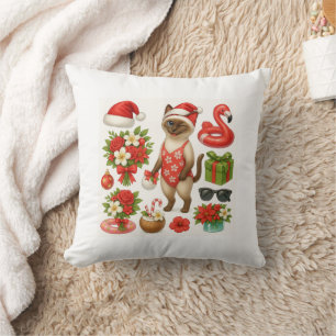 Coussin Noël en juillet Pour la fête de la piscine Amoureu