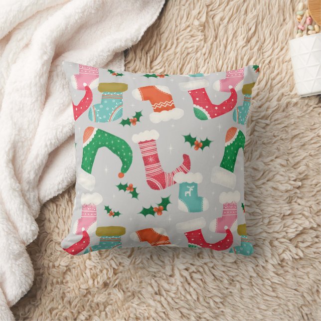 Coussin noël falalala gray -Stockage (Couverture)