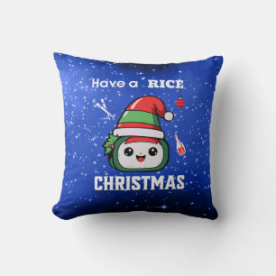 Coussin Noël Fun Sushi