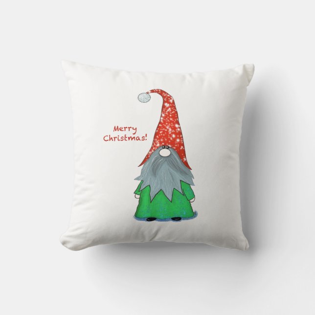 Coussin Noël Gnome (Recto)