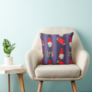 Coussin Noël Gnomes mignons