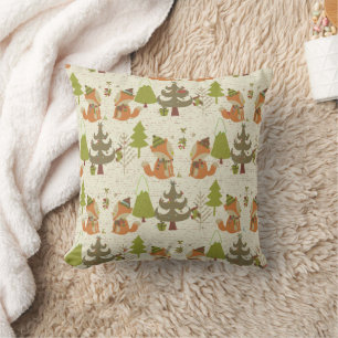 Coussin Noël Holiday Fox
