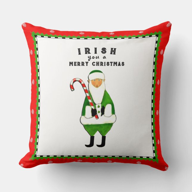 Coussin Noël irlandais (Recto)