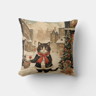 Coussin Noël Kitty Snowy