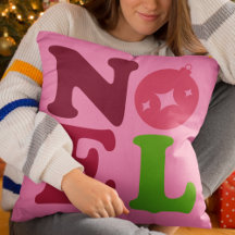 Noel Mignon Festif Rétro Noël Rose Vert
